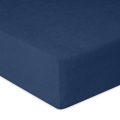 Prześcieradło Frotte z Gumką 110/120x190/200 PREMIUM Granatowe
