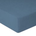 Prześcieradło Frotte z Gumką 110/120x190/200 PREMIUM Szaro Niebieskie