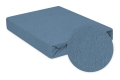 Prześcieradło Frotte z Gumką 110/120x190/200 PREMIUM Szaro Niebieskie