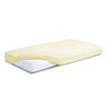  Prześcieradło Frotte z Gumką 110/120x190/200 PREMIUM Żółte