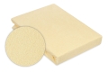 Prześcieradło Frotte z Gumką 110/120x190/200 PREMIUM Pastelowo Żółte