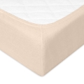 Prześcieradło Frotte z Gumką 110/120x190/200 PREMIUM Kremowe
