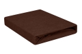 Prześcieradło Frotte z Gumką 110/120x190/200 PREMIUM Ciemnobrązowe