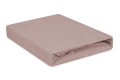 Prześcieradło Frotte z Gumką 110/120x190/200 PREMIUM Pudrowo Różowe