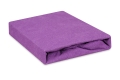 Prześcieradło Frotte z Gumką 130/140x190/200 PREMIUM Fioletowe