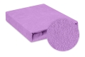 Prześcieradło Frotte z Gumką 130/140x190/200 PREMIUM Lawendowe