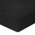 Prześcieradło Frotte z Gumką 130/140x190/200 PREMIUM Czarne