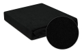 Prześcieradło Frotte z Gumką 130/140x190/200 PREMIUM Czarne