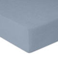 Prześcieradło Frotte z Gumką 150/160x190/200 PREMIUM Szaro Niebieskie