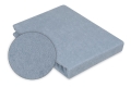 Prześcieradło Frotte z Gumką 150/160x190/200 PREMIUM Szaro Niebieskie