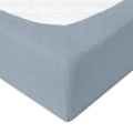 Prześcieradło Frotte z Gumką 150/160x190/200 PREMIUM Szaro Niebieskie