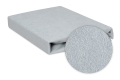  Prześcieradło Frotte z Gumką 150/160x190/200 PREMIUM Szare 