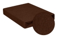 Prześcieradło Frotte z Gumką 150/160x190/200 PREMIUM Ciemnobrązowe