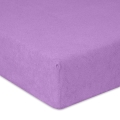 Prześcieradło Frotte z Gumką 150/160x190/200 PREMIUM Lawendowe