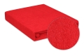 Prześcieradło Frotte z Gumką 150/160x190/200 PREMIUM Czerwone