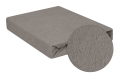 Prześcieradło Frotte z Gumką 210/220x190/200 PREMIUM Ciemnoszare
