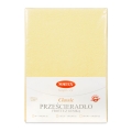 Prześcieradło Frotte z Gumką 110/120x190/200 CLASSIC Pastelowo Żółte