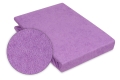  Prześcieradło Frotte z Gumką 110/120x190/200 CLASSIC Fioletowe