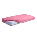  Prześcieradło Frotte z Gumką 110/120x190/200 CLASSIC Różowe