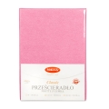  Prześcieradło Frotte z Gumką 110/120x190/200 CLASSIC Różowe