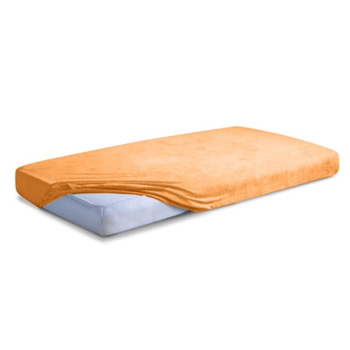  Prześcieradło Frotte z Gumką 110/120x190/200 CLASSIC Łososiowe