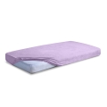  Prześcieradło Frotte z Gumką 110/120x190/200 CLASSIC Lawendowe