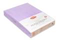  Prześcieradło Frotte z Gumką 110/120x190/200 CLASSIC Lawendowe