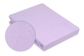 Prześcieradło Frotte z Gumką 110/120x190/200 CLASSIC Lawendowe