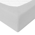  Prześcieradło Frotte z Gumką 110/120x190/200 CLASSIC Jasnoszare