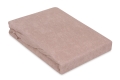Prześcieradło Frotte z Gumką 110/120x190/200 CLASSIC Pudrowo Różowe