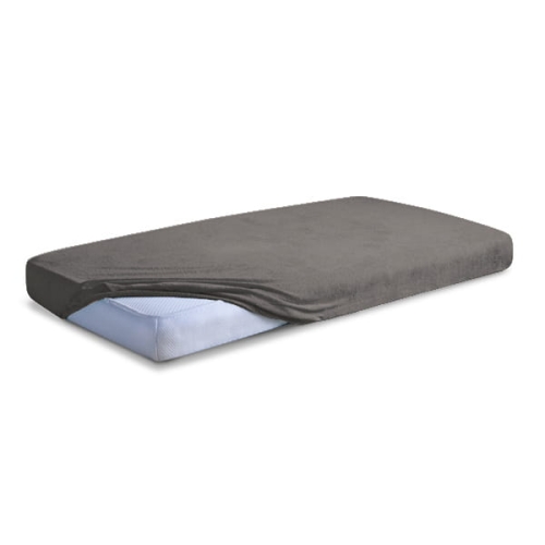 Prześcieradło Frotte z Gumką 110/120x190/200 CLASSIC Szare