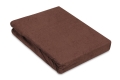 Prześcieradło Frotte z Gumką 130/140x190/200 CLASSIC Ciemnobrązowe