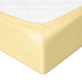Prześcieradło Frotte z Gumką 180/190x190/200 CLASSIC Pastelowo Żółte