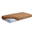 Prześcieradło Frotte z Gumką 210/220x190/200 CLASSIC Jasnobrązowe