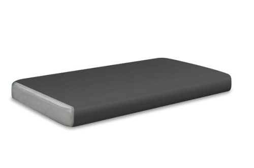 Prześcieradło Satynowe 160x210 BEZ gumy Kolekcja Gold Grafitowe