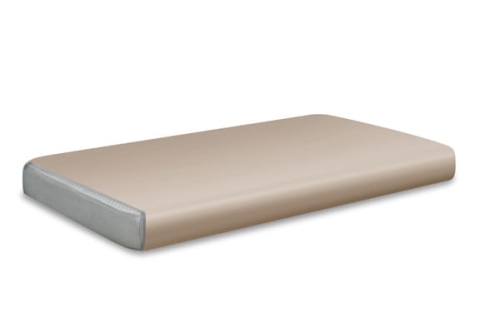 Prześcieradło Satynowe 160x210 BEZ gumy Kolekcja Gold Beżowe