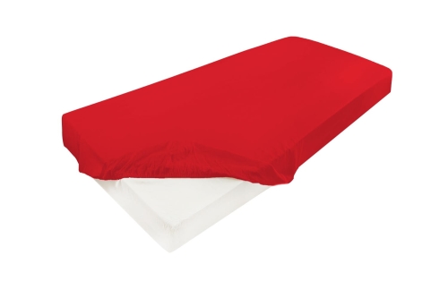 Prześcieradło Satynowe z gumą GOLD 180/190x190/200x25 Czerwone