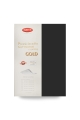 Prześcieradło Satynowe z gumą GOLD 210/220x190/200x25 Czarne