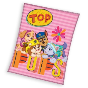 Koc Polarowy Narzuta 110X140 Psi Patrol SKE RÓŻ