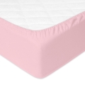 Prześcieradło Jersey Bambusowe 70x140x10 BAMBOO z gumą Różowe