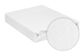 Prześcieradło Frotte z gumą CLASSIC 60x120x10 Białe