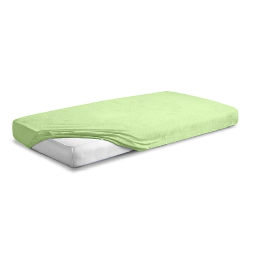  Prześcieradło Frotte z gumą CLASSIC 60x120x10 Zielone