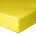 Prześcieradło Frotte z gumą PREMIUM 70x140x10 Żółte