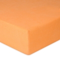 Prześcieradło Frotte z gumą PREMIUM 70x140x10 Pomarańczowe