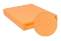  Prześcieradło Frotte z gumą PREMIUM 70x140x10 Pomarańczowe