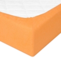  Prześcieradło Frotte z gumą PREMIUM 70x140x10 Pomarańczowe