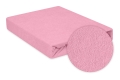  Prześcieradło Frotte z gumą PREMIUM 70x140x10 Odcienie Różu