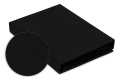  Prześcieradło Jersey z gumą 110/120x190/200 PREMIUM Czarne
