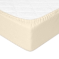 Prześcieradło Jersey z gumą 110/120x190/200 PREMIUM Kremowe