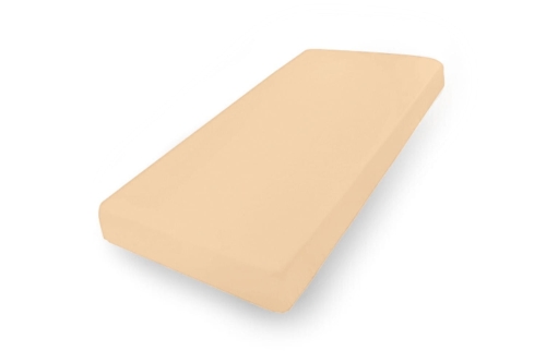 Prześcieradło Jersey z gumą 110/120x190/200 PREMIUM Beżowe